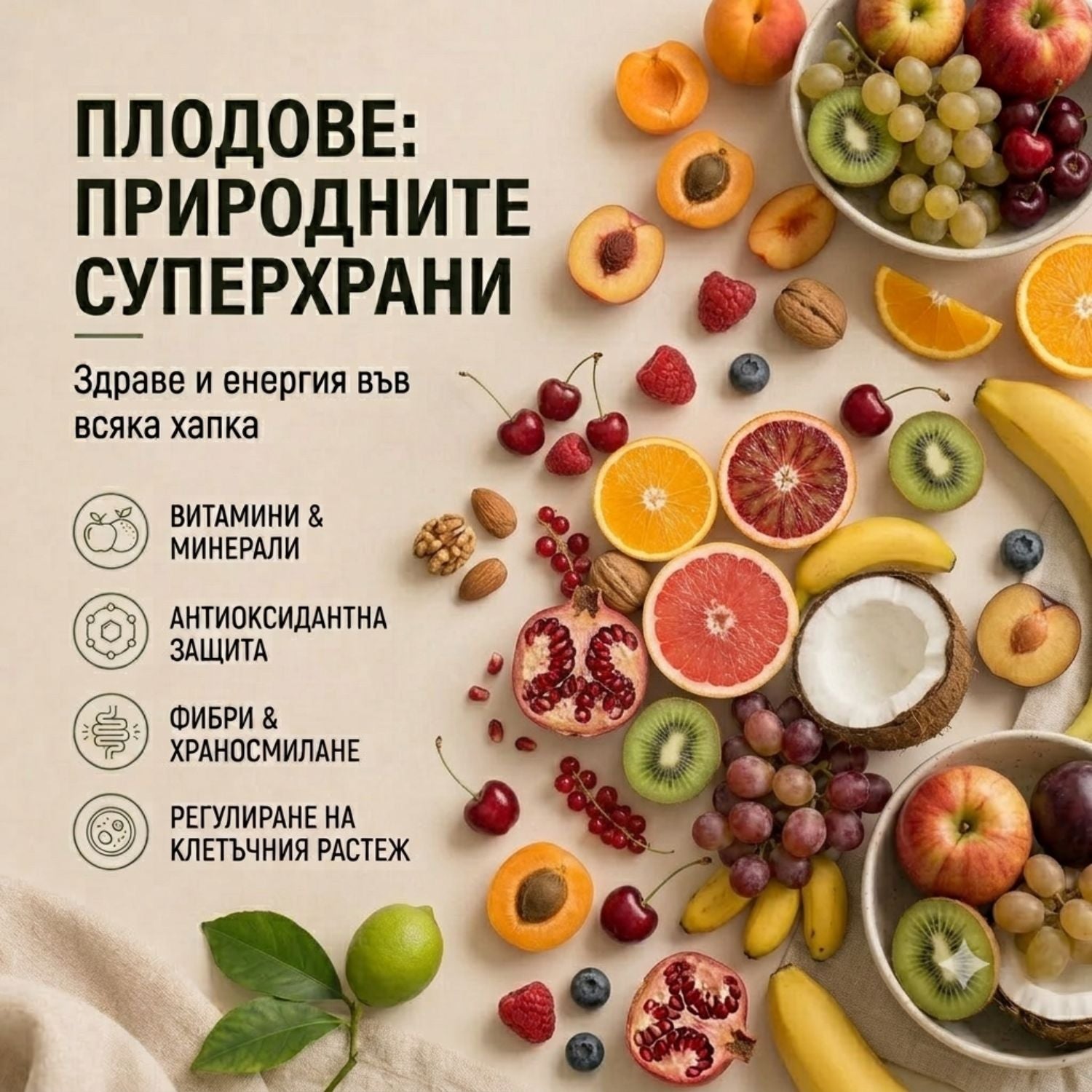 Какво е важно да знаем за плодовете?