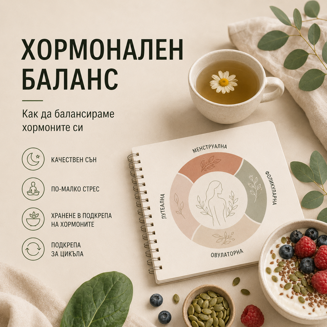Как можем да балансирате хормоните си&nbsp;